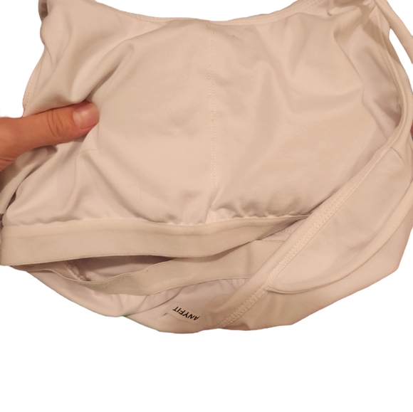 White Crop Bra Tank - Picture 3 of 6